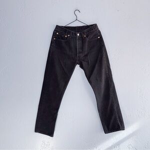 Levi’s 501 Black Jeans Vintage USA Made 90s Size 32/29”